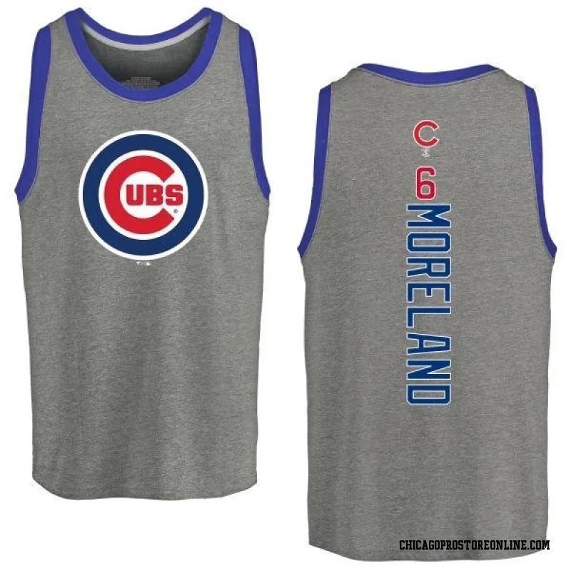 Keith Moreland Chicago Cubs Women's Backer Slim Fit T-Shirt - Ash