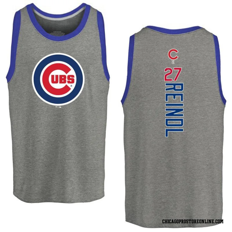 Ryan Dempster Chicago Cubs Men's Backer T-Shirt - Ash