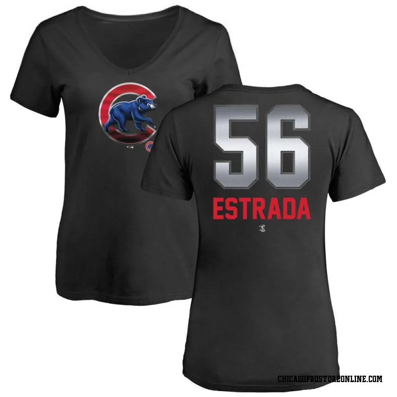 Alexander Canario Chicago Cubs Women's Royal Roster Name & Number T-Shirt 