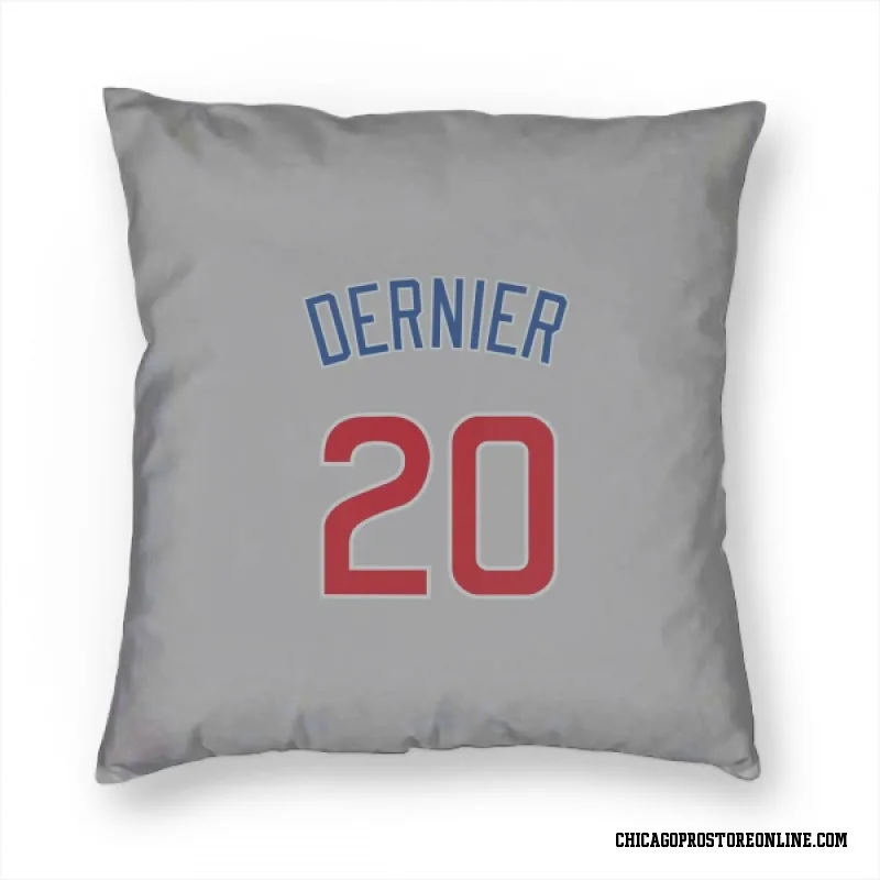 Gray Chicago Cubs  Bob Dernier  Pillow Cover (18 X 18)