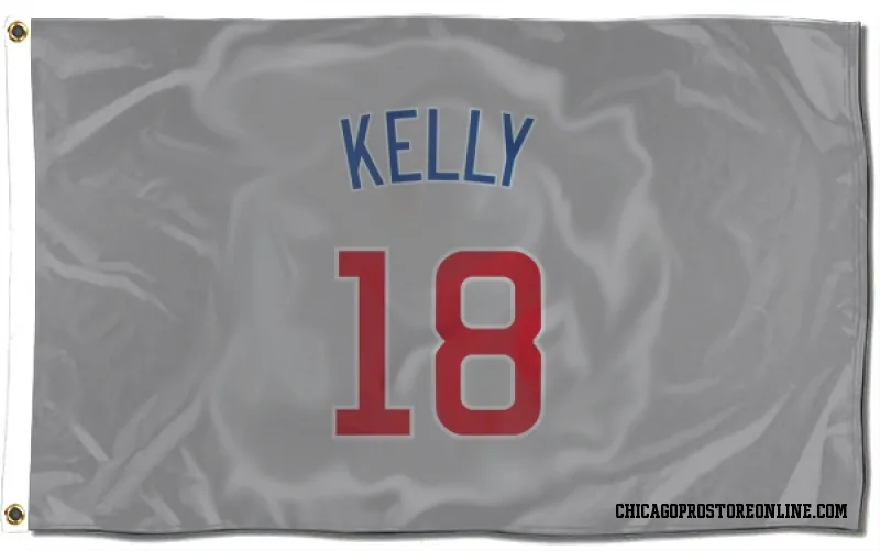 Gray Chicago Cubs  Carson Kelly  Flag (3 X 5)